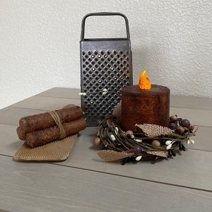 Primitive style items. Sold as a lot only.